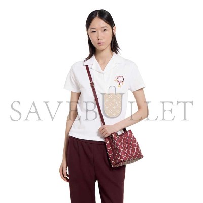 GUCCI GG EMBLEM SMALL BUCKET BAG 815118 (19*18*11cm)